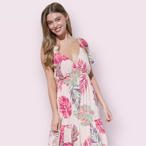 Gorgeous ILLA ILLA tropical maxi dress, M - Picture 5 of 8